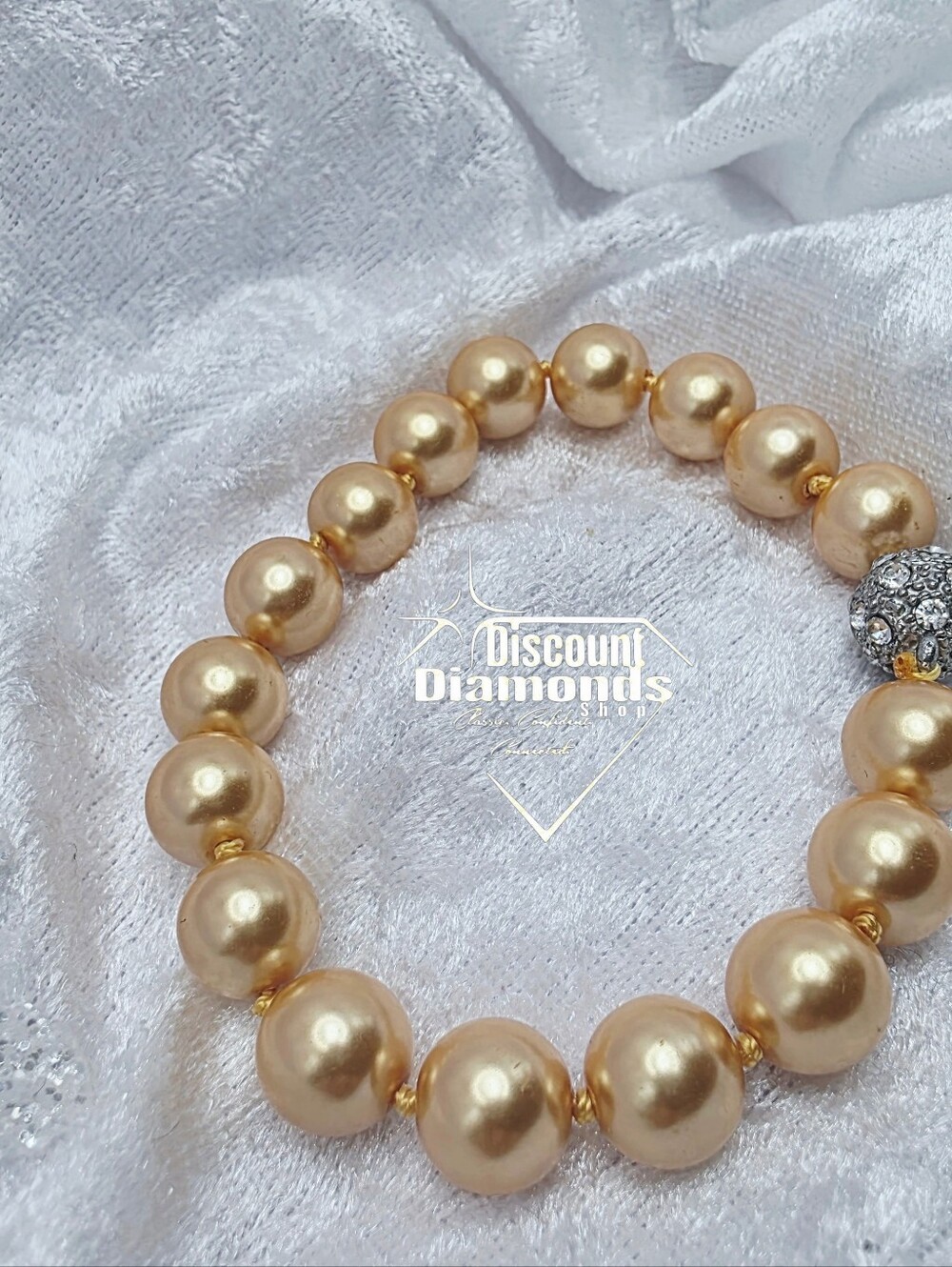 Gold 10mm South Sea Shell Pearls 4 Pc Set Earrings Bracelet  Necklace 925 Clasp - Picture 17 of 17